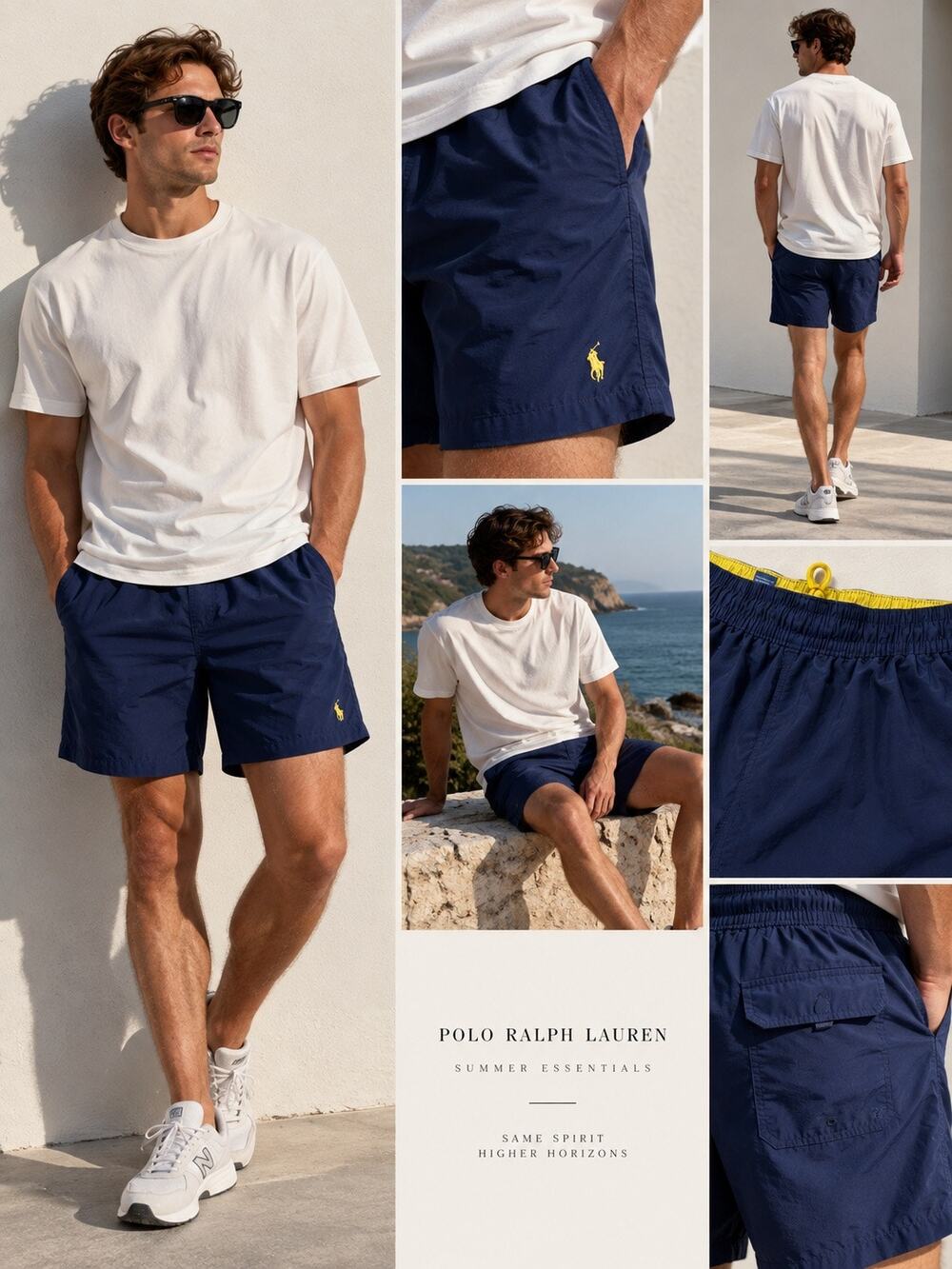 Polo Ralph Lauren Men’s Swim Trunks / Shorts – Size M – Navy Blue